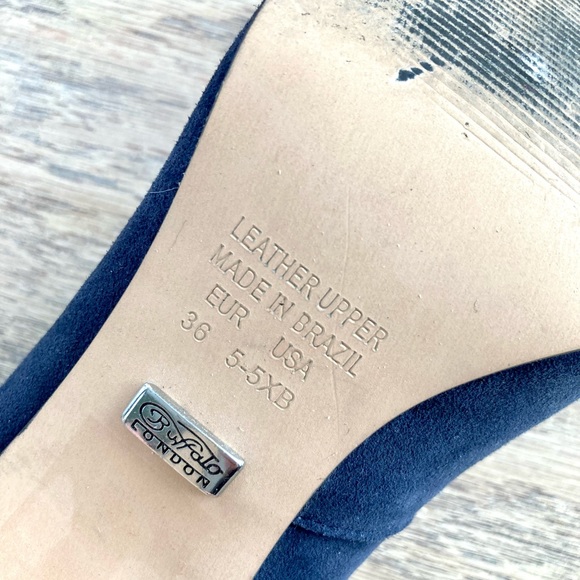 Buffalo London Mary Jane Pumps - Blue - 36 - Picture 9 of 10